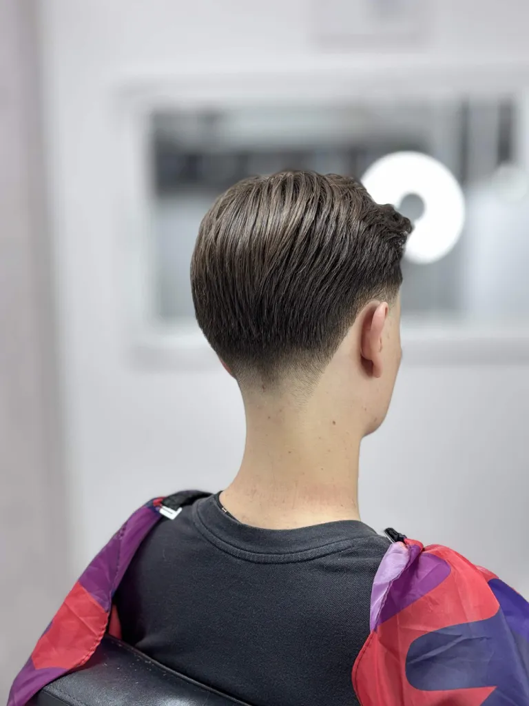 Slicked back taper